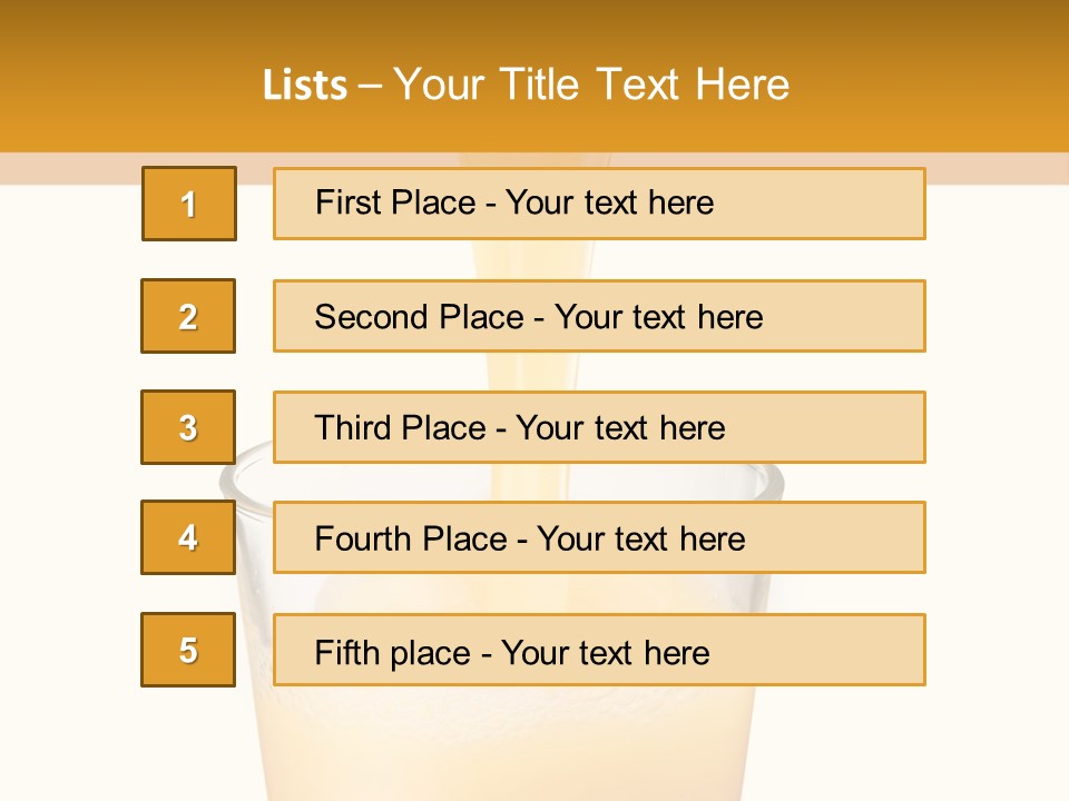 Green Gold Healthy PowerPoint Template