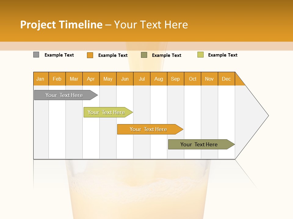 Green Gold Healthy PowerPoint Template