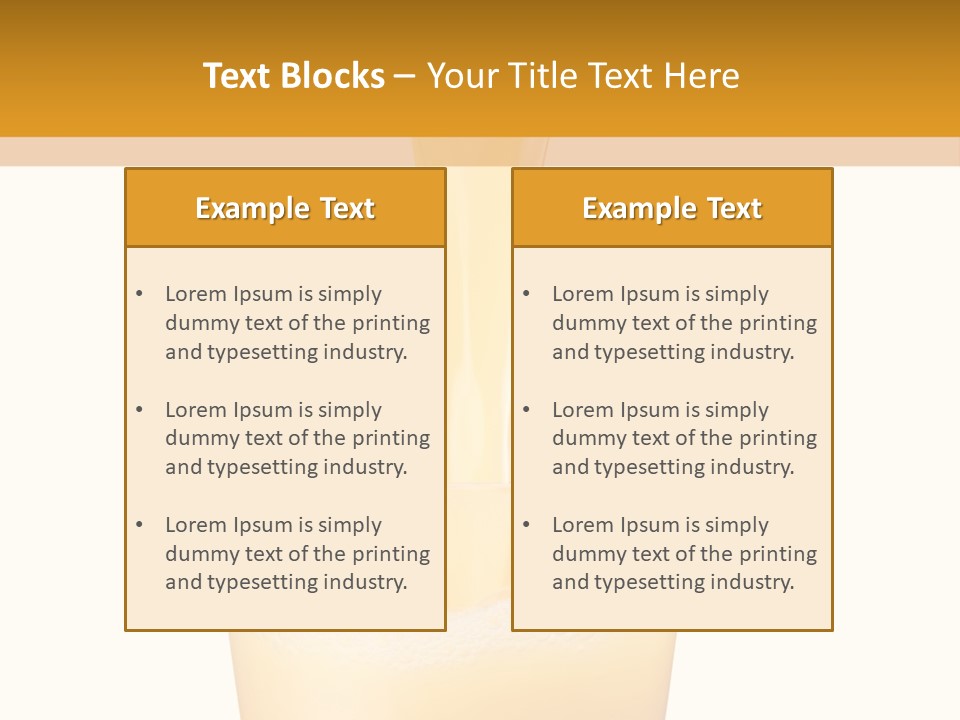 Green Gold Healthy PowerPoint Template