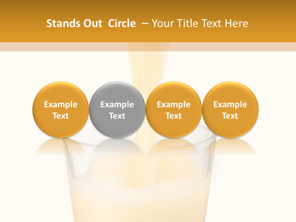 Green Gold Healthy PowerPoint Template