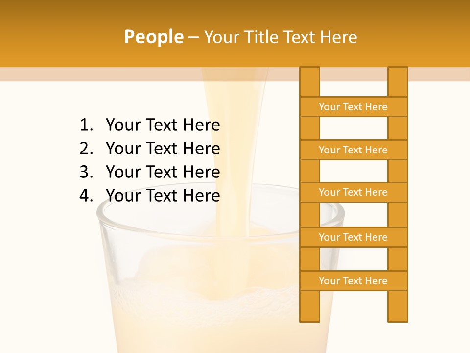 Green Gold Healthy PowerPoint Template