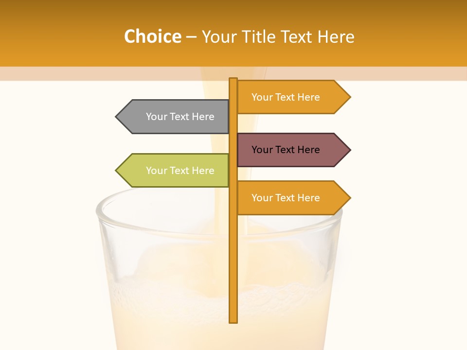 Green Gold Healthy PowerPoint Template
