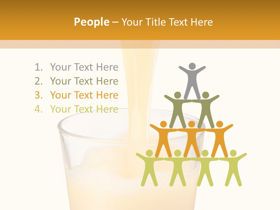 Green Gold Healthy PowerPoint Template