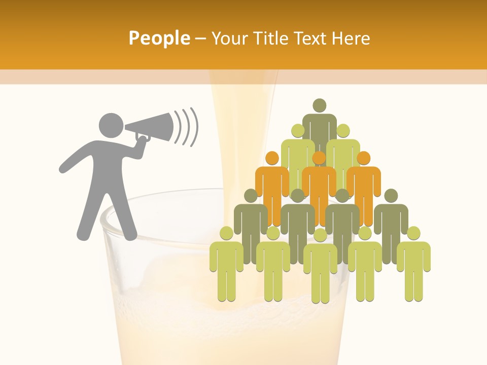 Green Gold Healthy PowerPoint Template