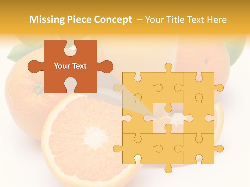 Isolated Cut Nobody PowerPoint Template