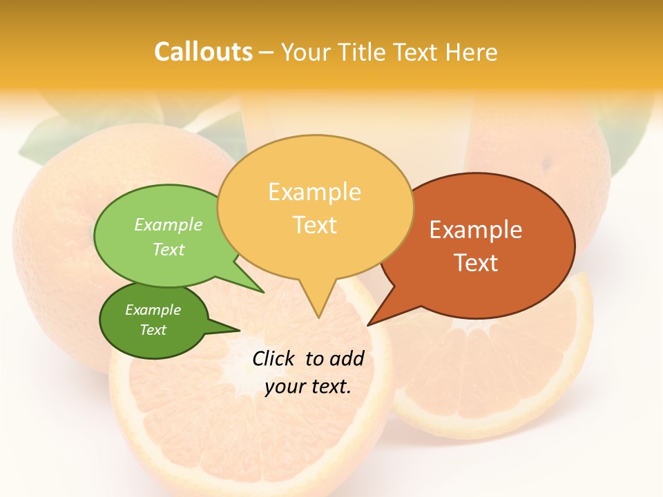 Isolated Cut Nobody PowerPoint Template