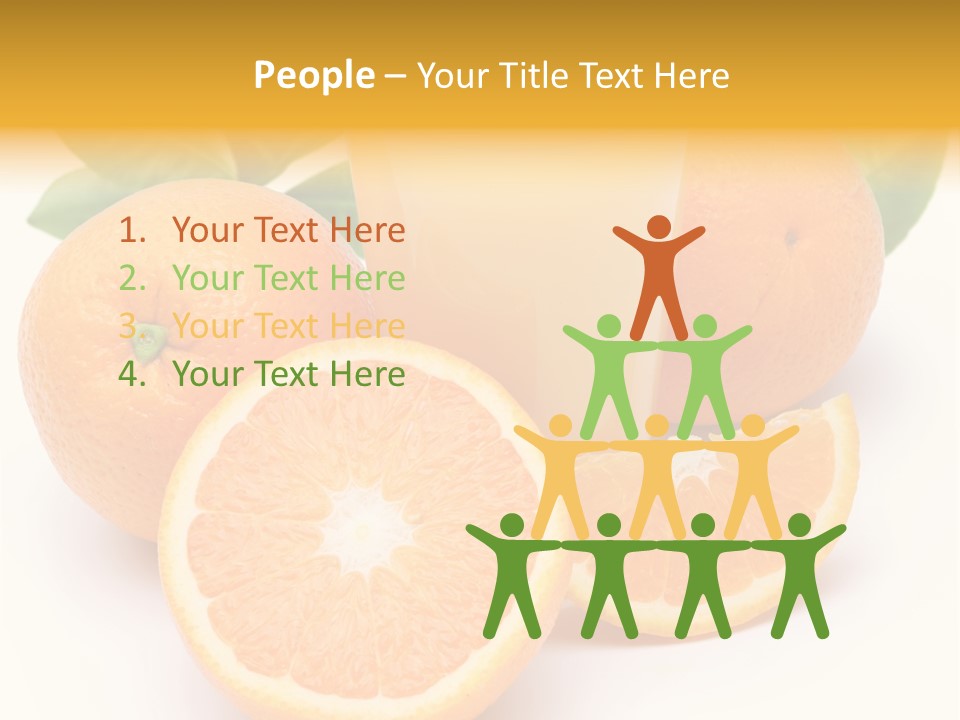 Isolated Cut Nobody PowerPoint Template