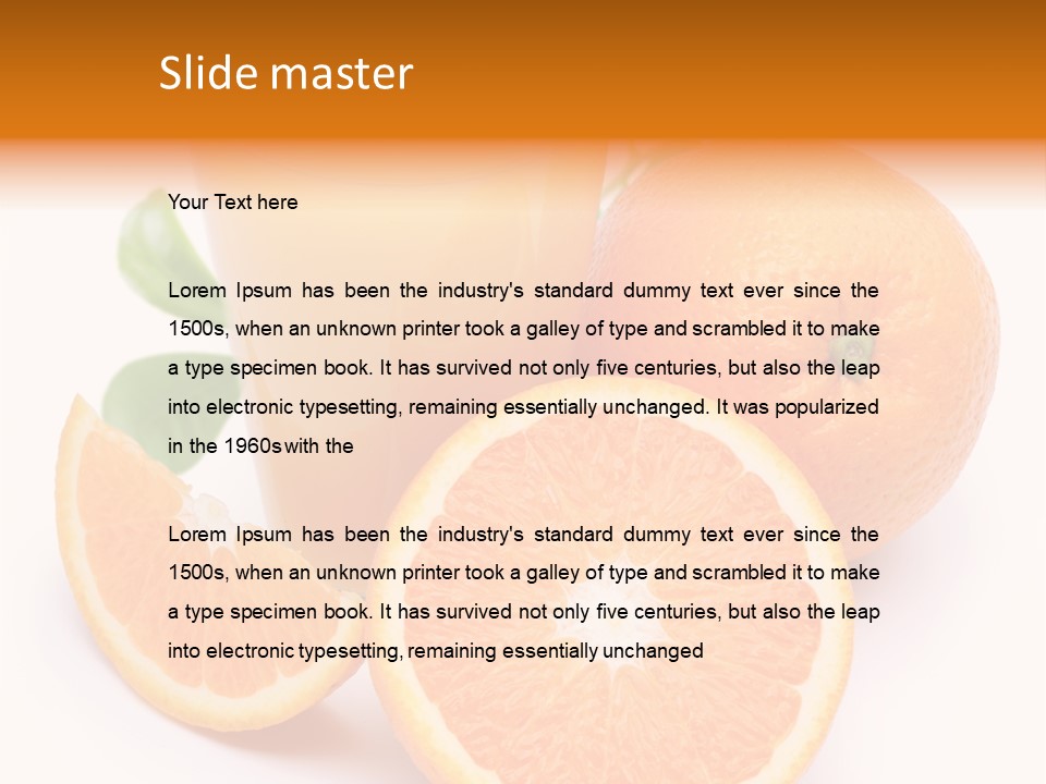 Sweet Slice Vegetarian PowerPoint Template