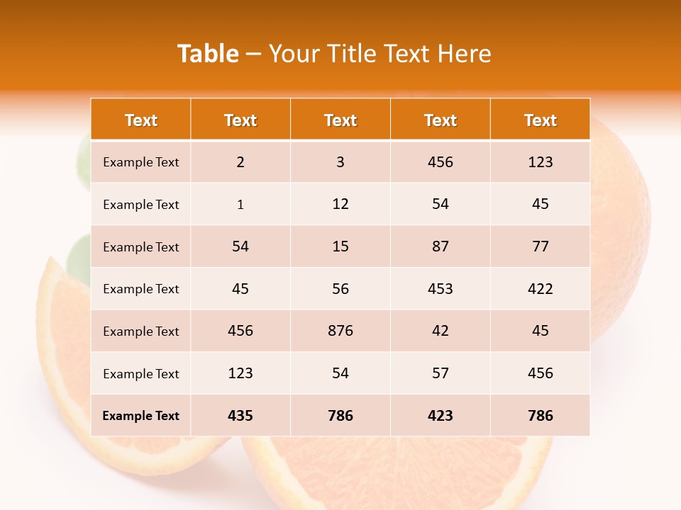 Sweet Slice Vegetarian PowerPoint Template