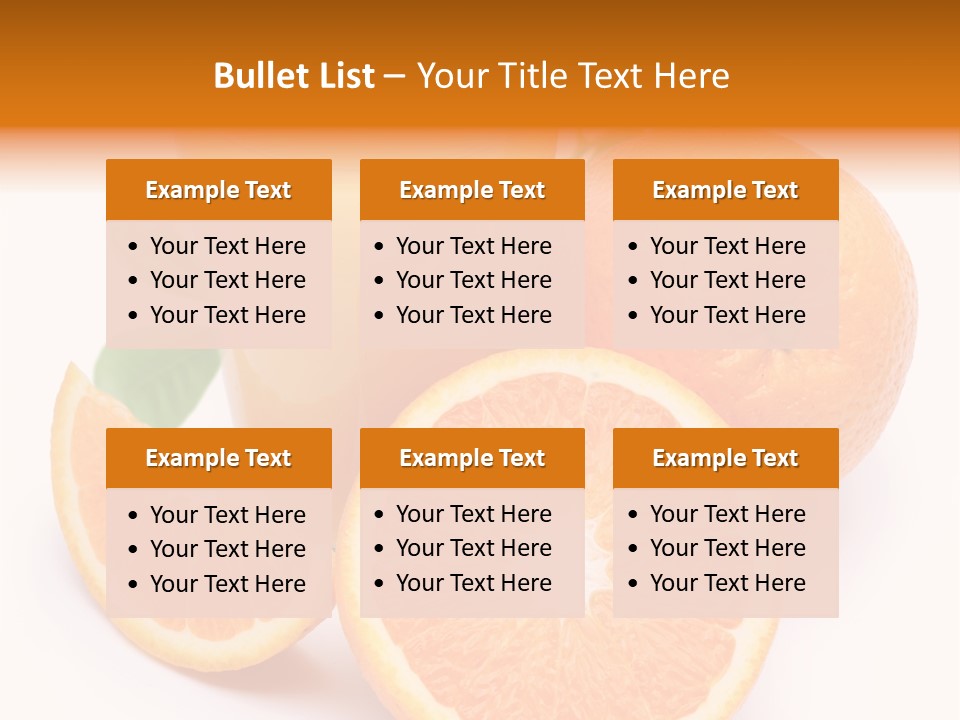 Sweet Slice Vegetarian PowerPoint Template