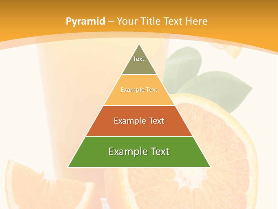 Glass White Citrus PowerPoint Template