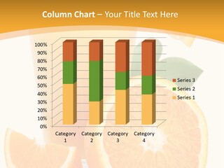 Glass White Citrus PowerPoint Template