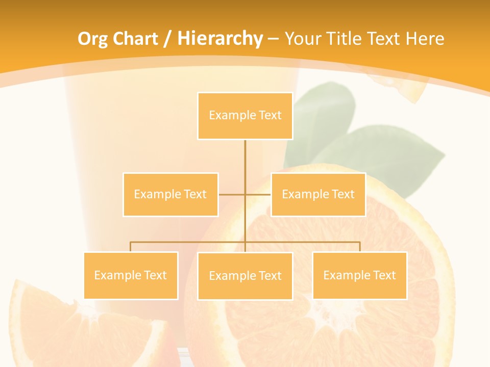Glass White Citrus PowerPoint Template