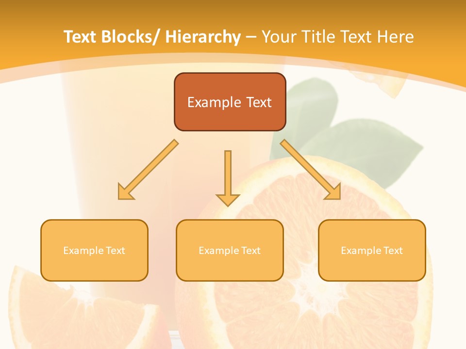 Glass White Citrus PowerPoint Template