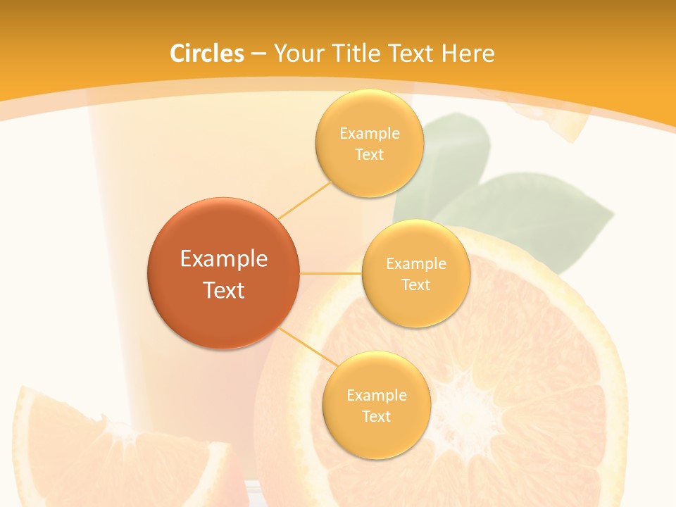Glass White Citrus PowerPoint Template
