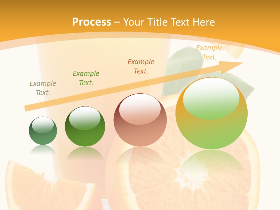 Glass White Citrus PowerPoint Template