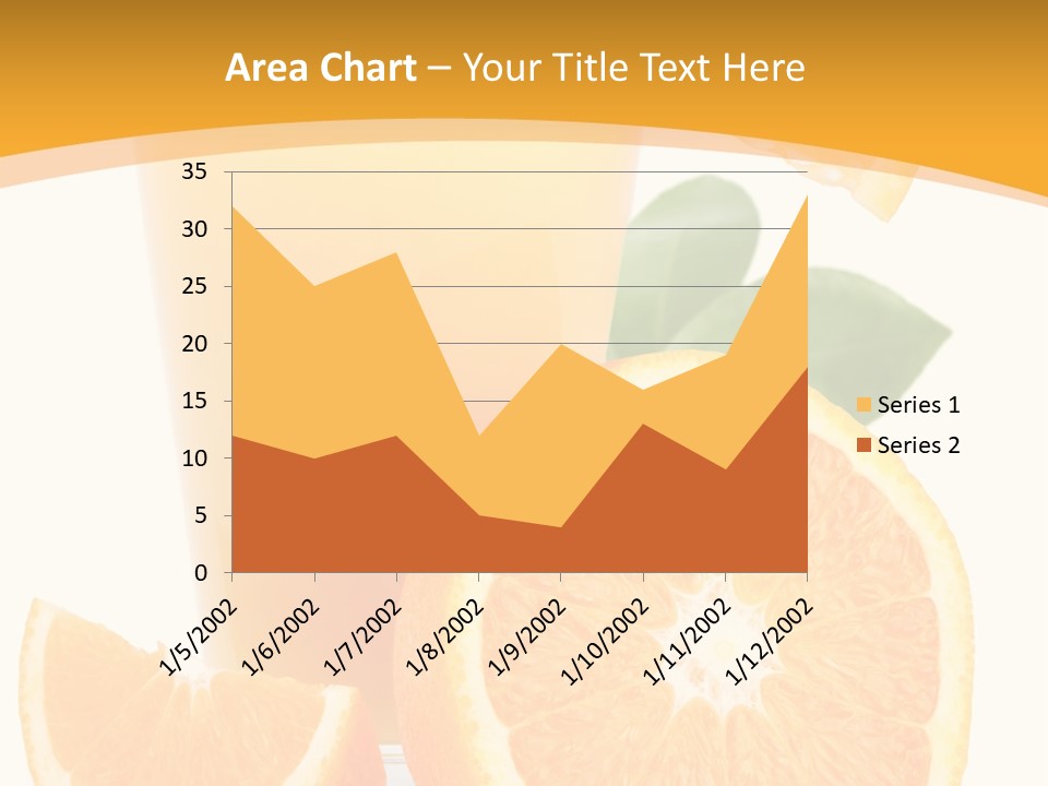 Glass White Citrus PowerPoint Template
