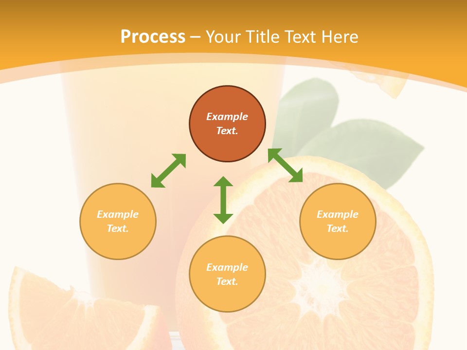 Glass White Citrus PowerPoint Template