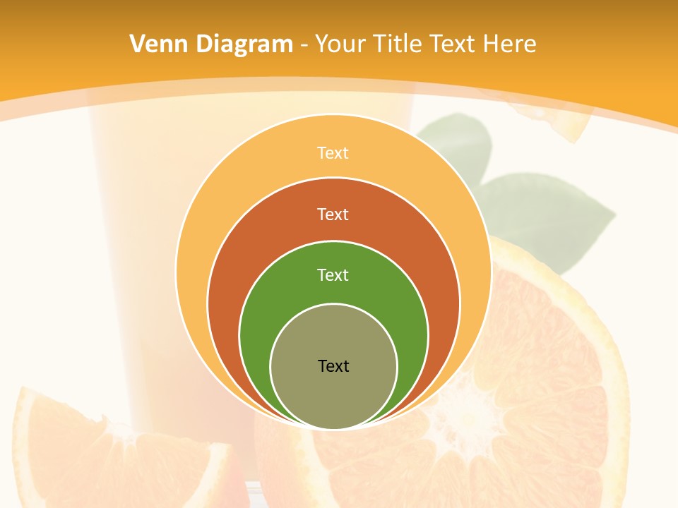 Glass White Citrus PowerPoint Template