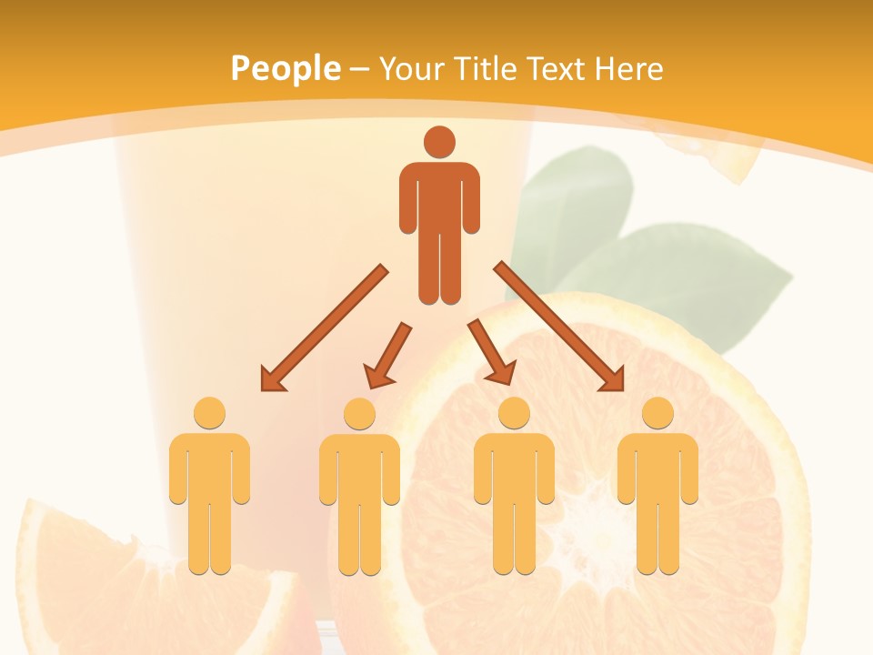 Glass White Citrus PowerPoint Template