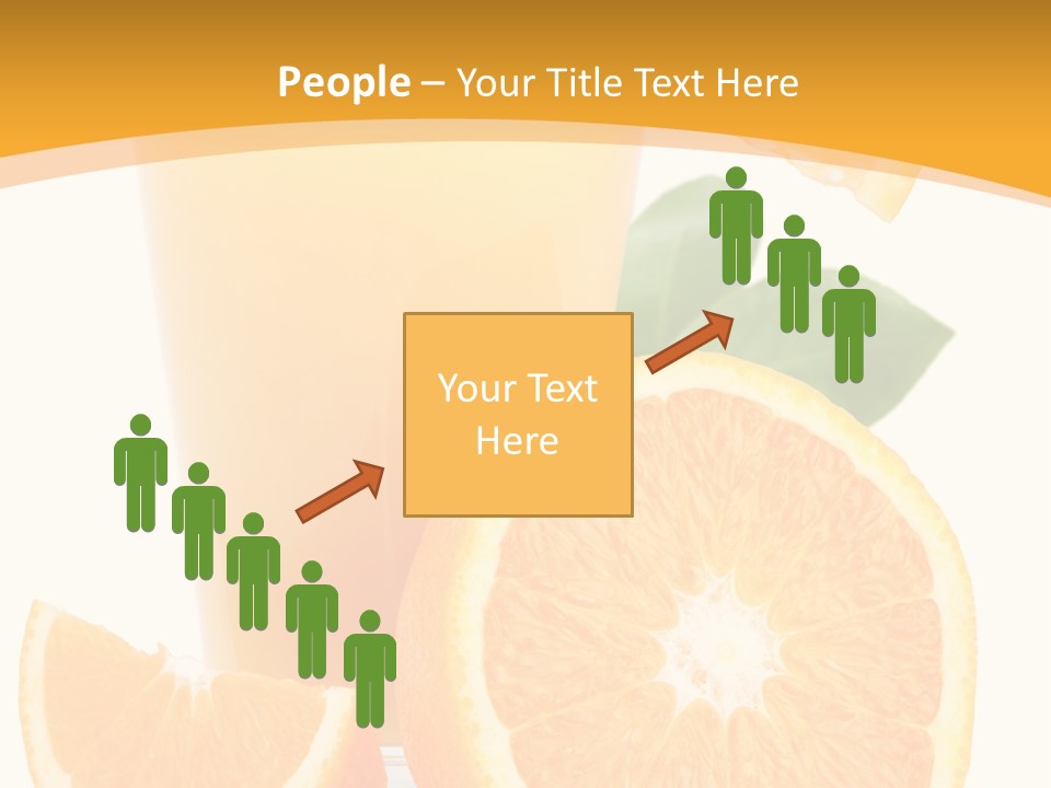 Glass White Citrus PowerPoint Template