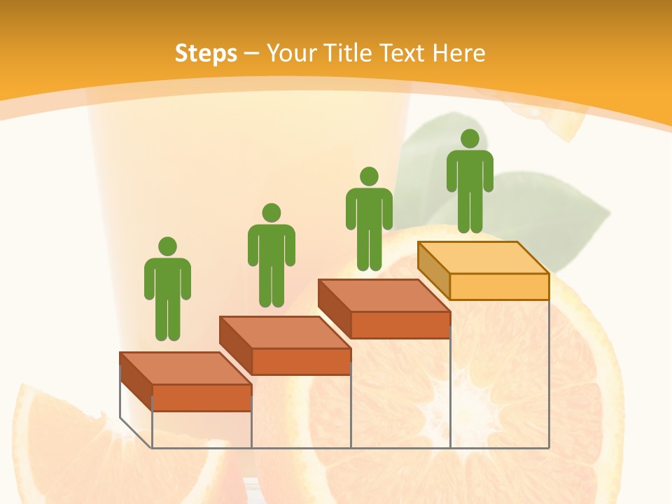 Glass White Citrus PowerPoint Template