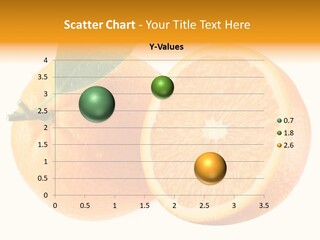 Health Orange Half PowerPoint Template