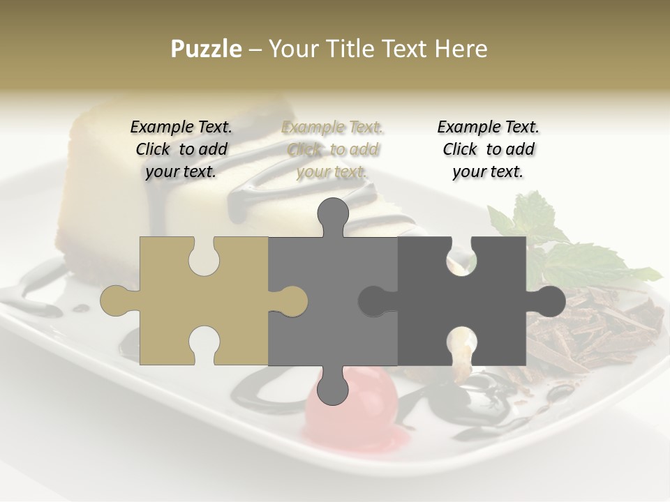 Sweet Enjoyment Chocolate PowerPoint Template