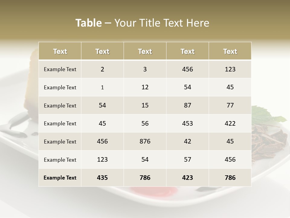Sweet Enjoyment Chocolate PowerPoint Template