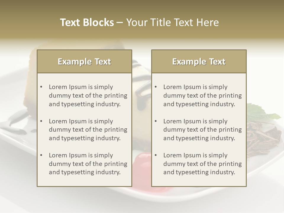 Sweet Enjoyment Chocolate PowerPoint Template