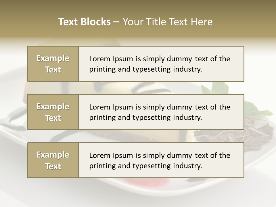 Sweet Enjoyment Chocolate PowerPoint Template