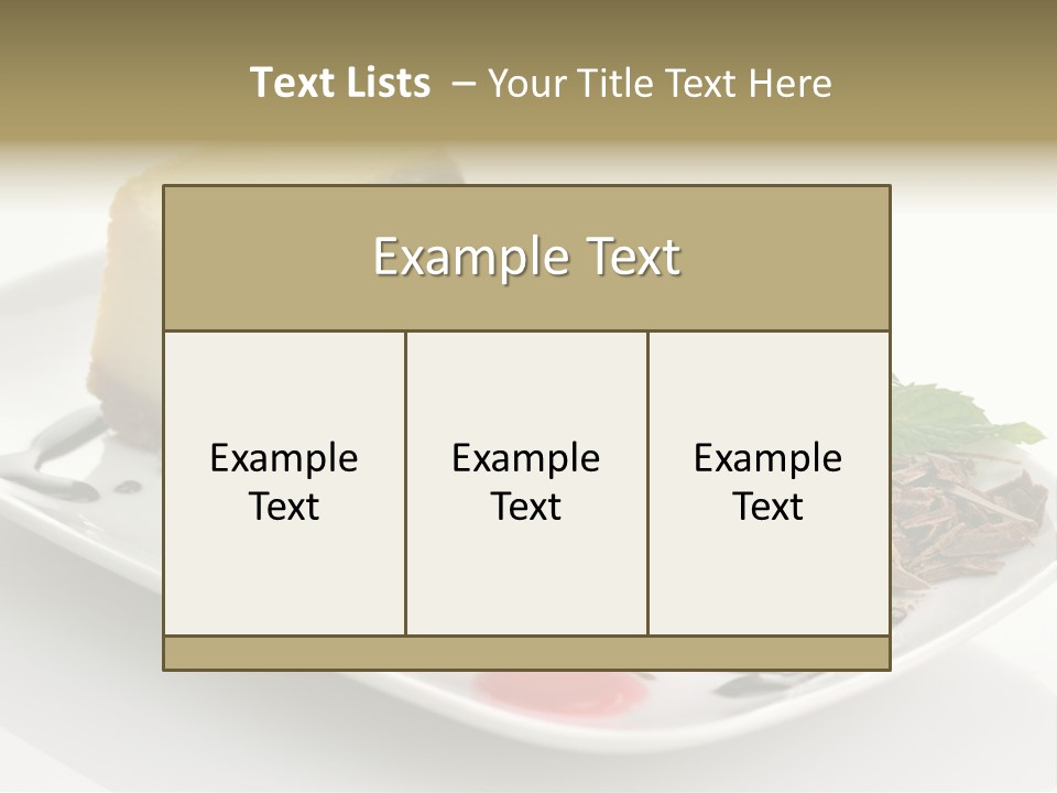 Sweet Enjoyment Chocolate PowerPoint Template