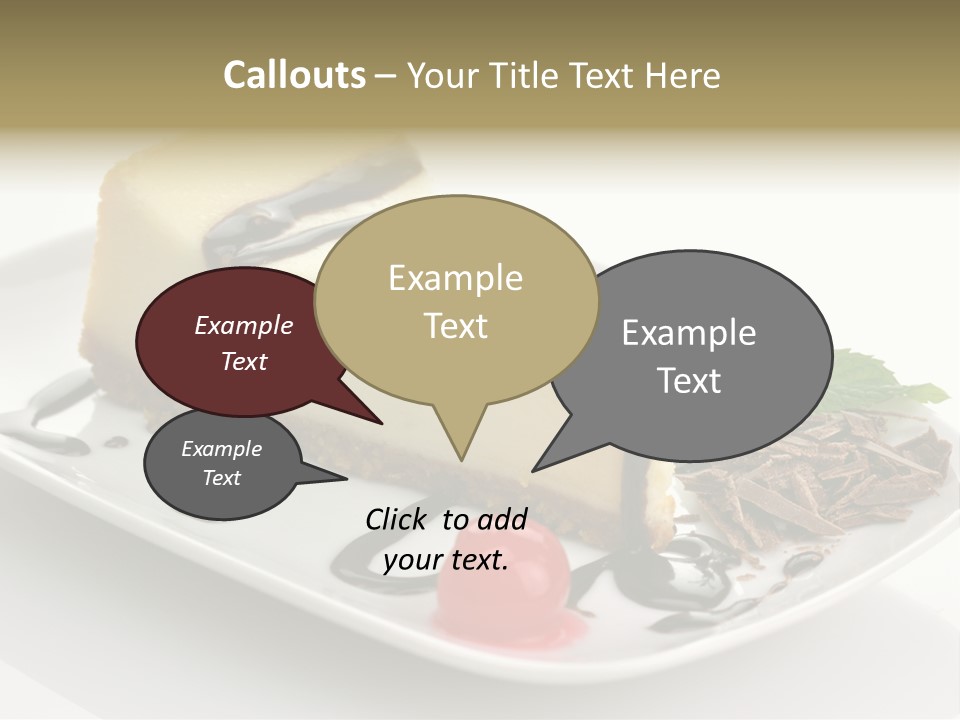 Sweet Enjoyment Chocolate PowerPoint Template