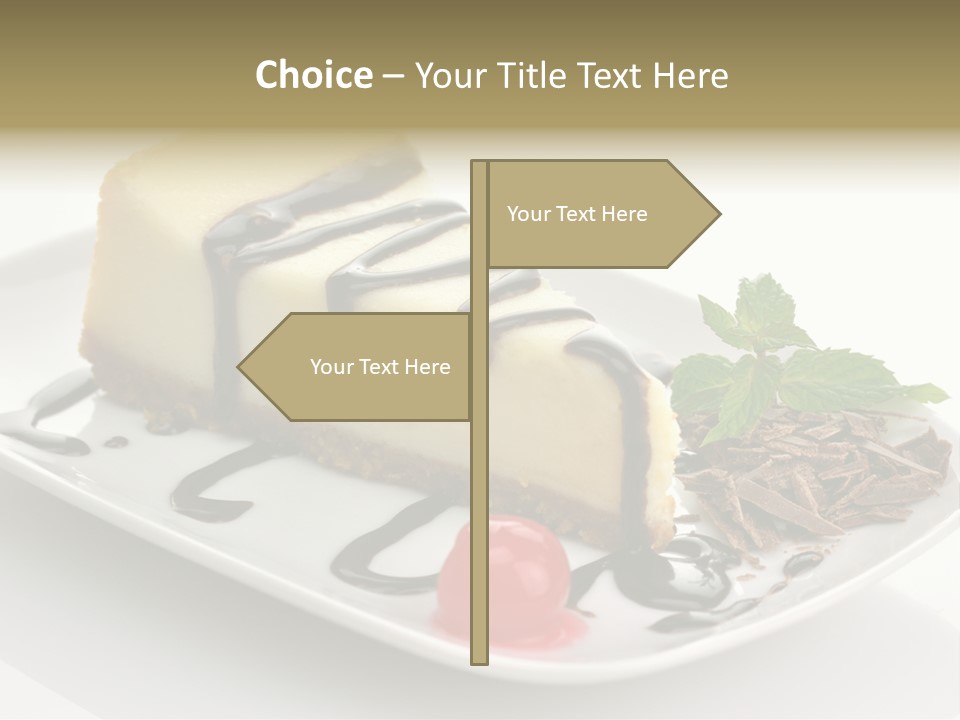 Sweet Enjoyment Chocolate PowerPoint Template