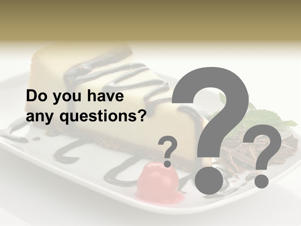 Sweet Enjoyment Chocolate PowerPoint Template