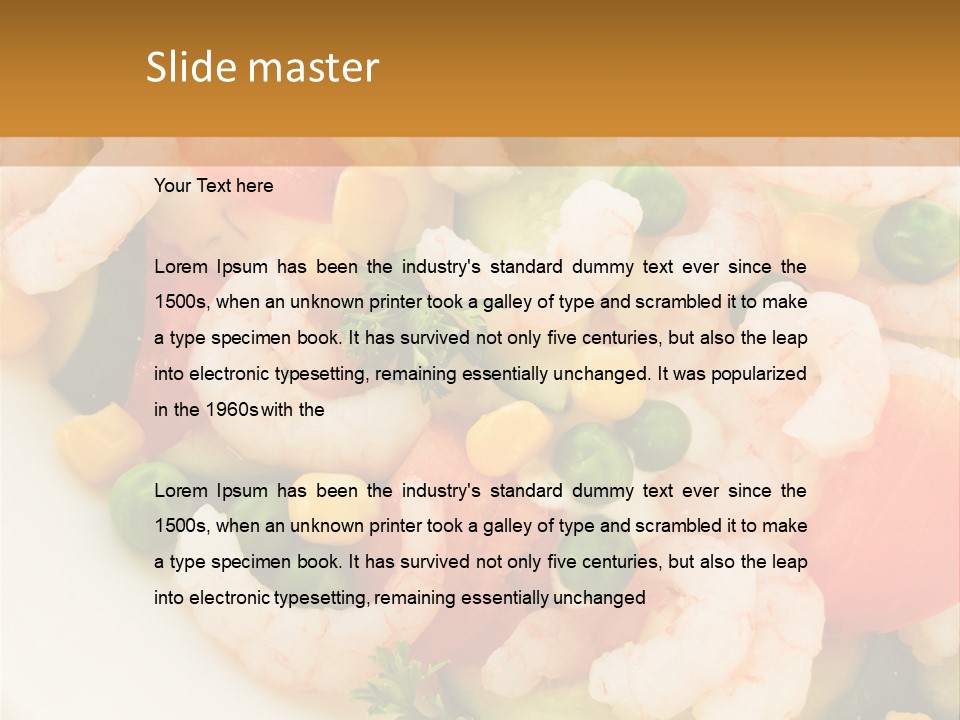 Salad Nutrition Healthy PowerPoint Template
