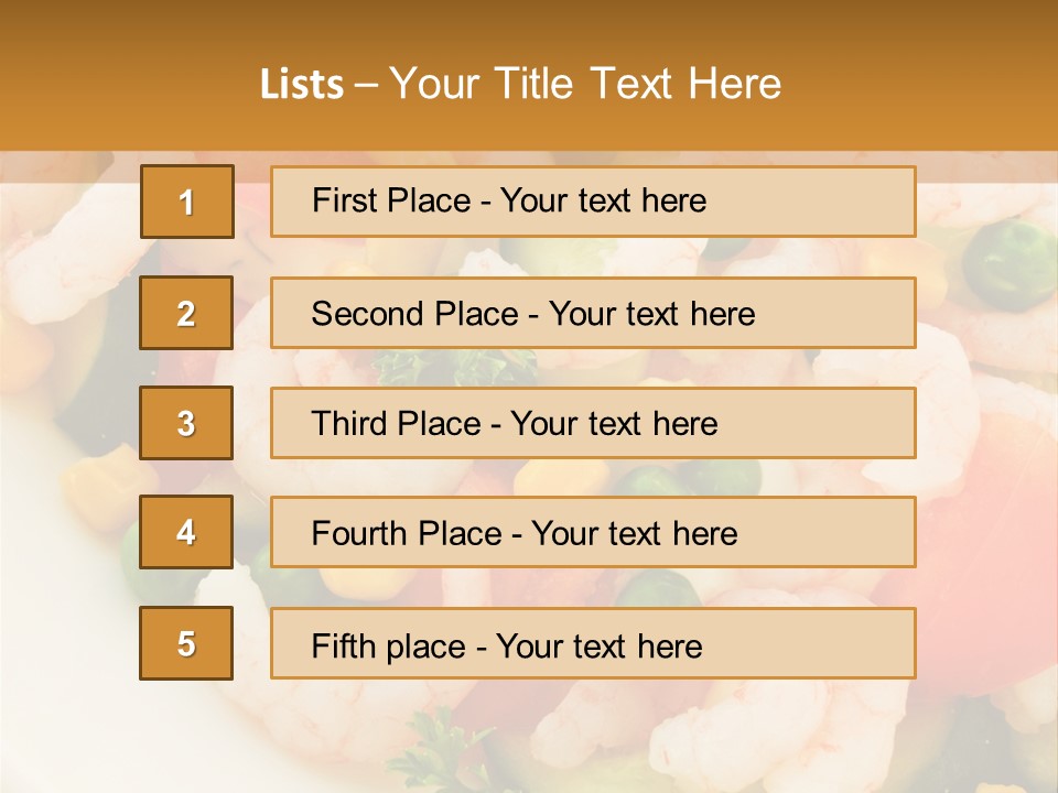Salad Nutrition Healthy PowerPoint Template