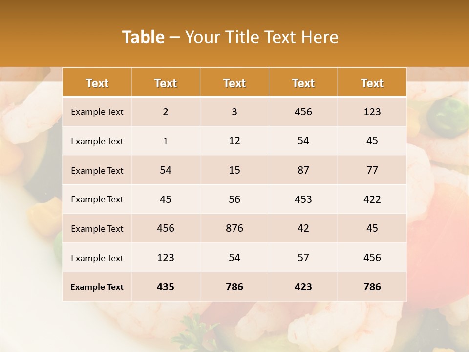 Salad Nutrition Healthy PowerPoint Template