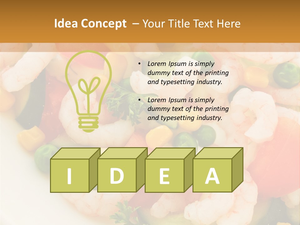 Salad Nutrition Healthy PowerPoint Template