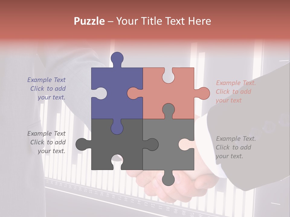 Businessman Greet Sale PowerPoint Template