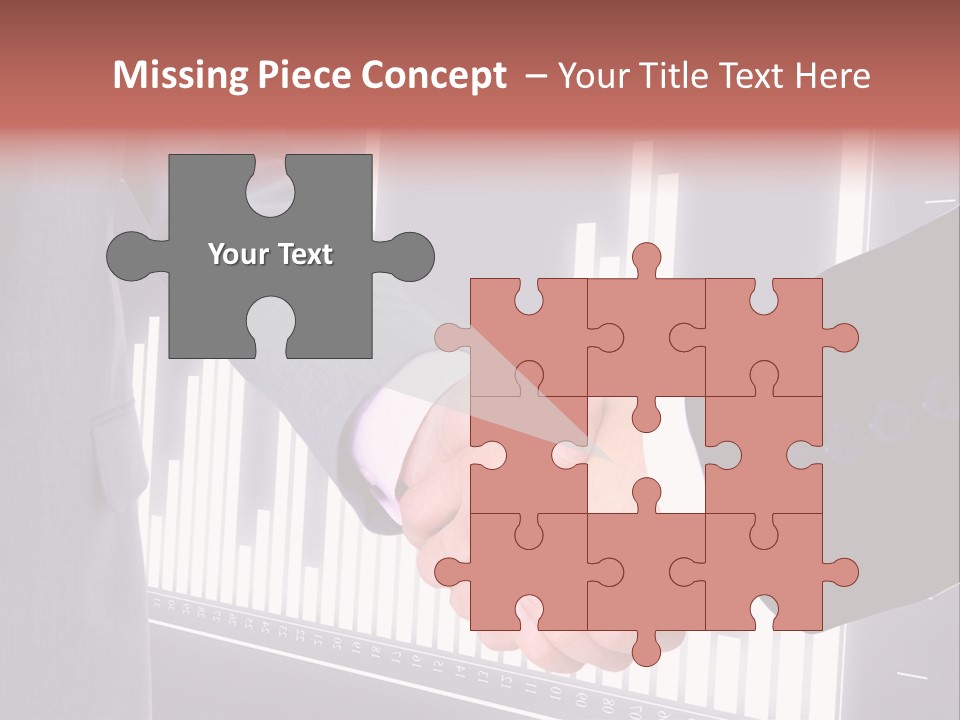 Businessman Greet Sale PowerPoint Template