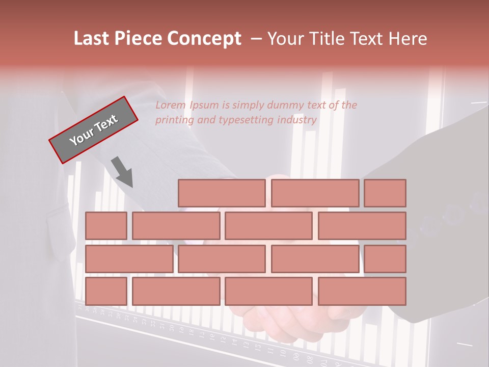 Businessman Greet Sale PowerPoint Template