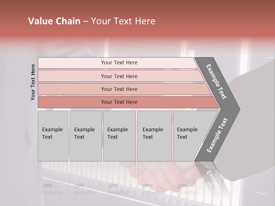 Businessman Greet Sale PowerPoint Template