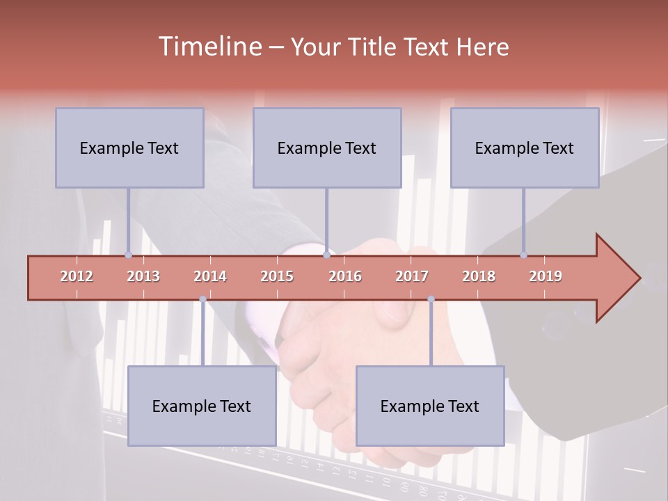 Businessman Greet Sale PowerPoint Template