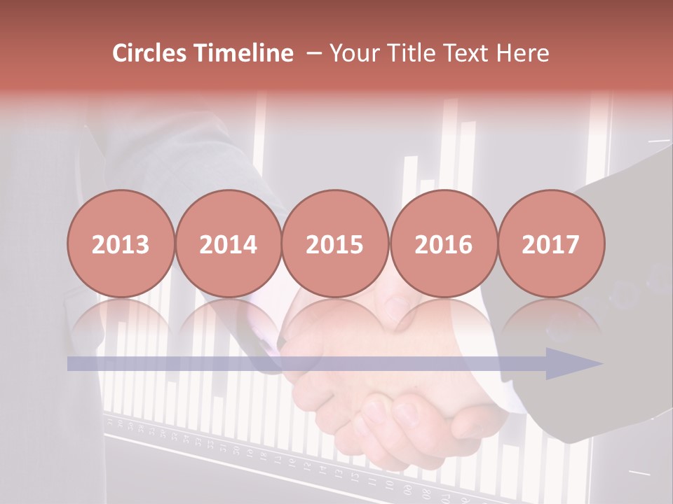 Businessman Greet Sale PowerPoint Template