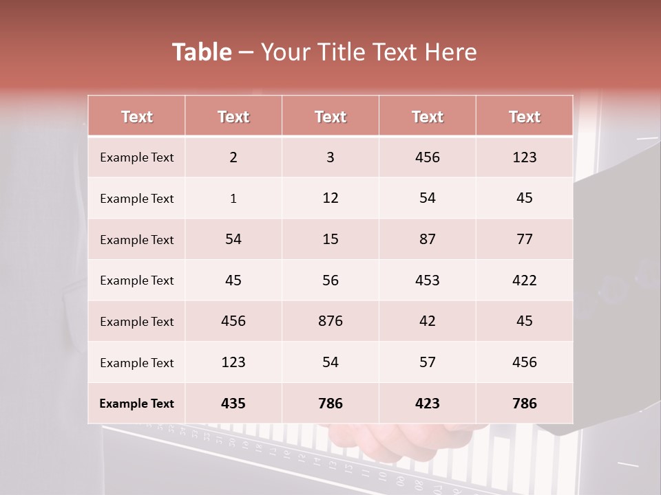 Businessman Greet Sale PowerPoint Template