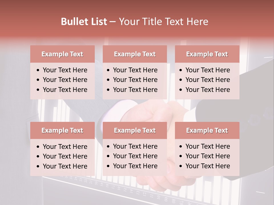 Businessman Greet Sale PowerPoint Template