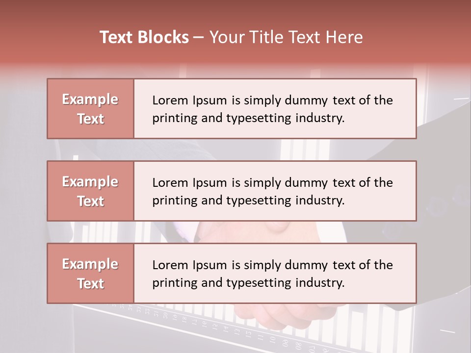 Businessman Greet Sale PowerPoint Template