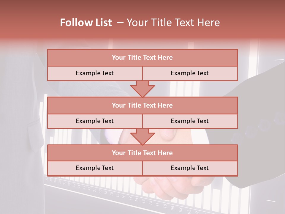 Businessman Greet Sale PowerPoint Template