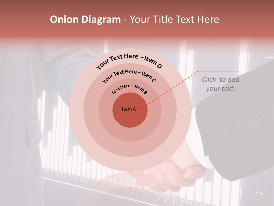 Businessman Greet Sale PowerPoint Template